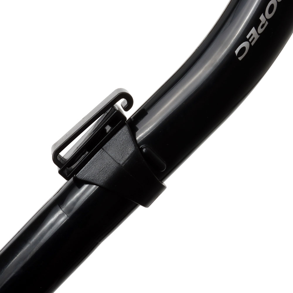 Aropec Kids Dry Top Silicone Snorkel Black Grey