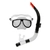 Aropec Adult Dive Mask and Snorkel Set Black