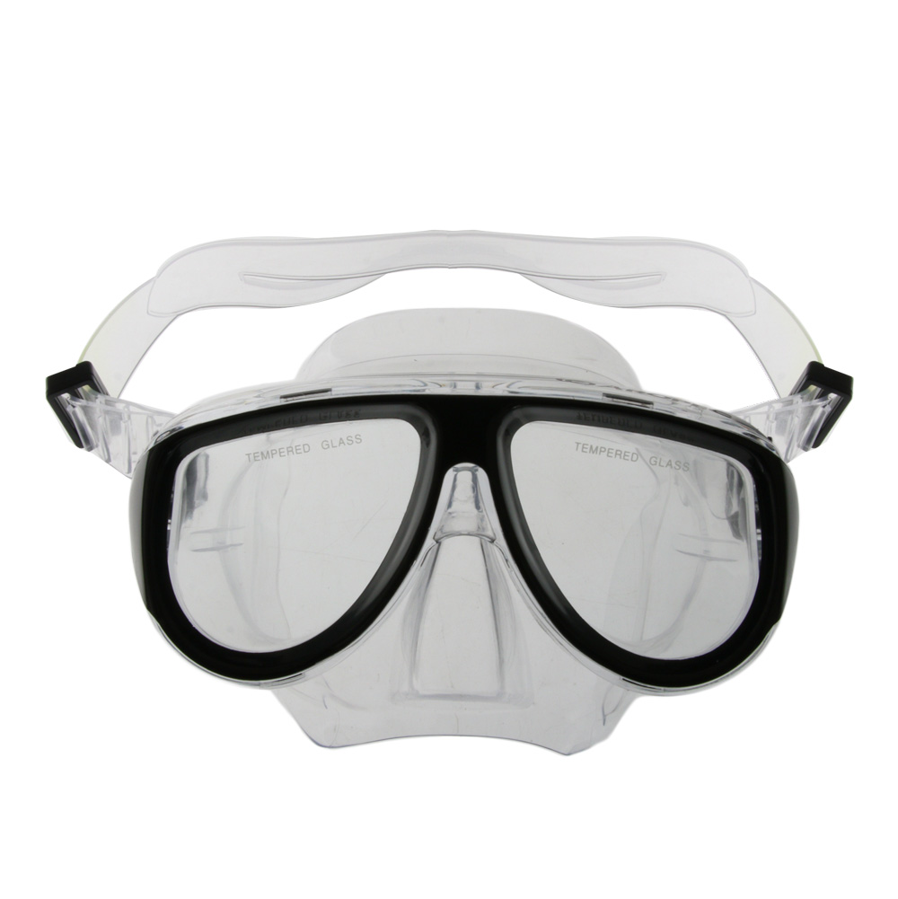 Aropec Adult Dive Mask and Snorkel Set Black
