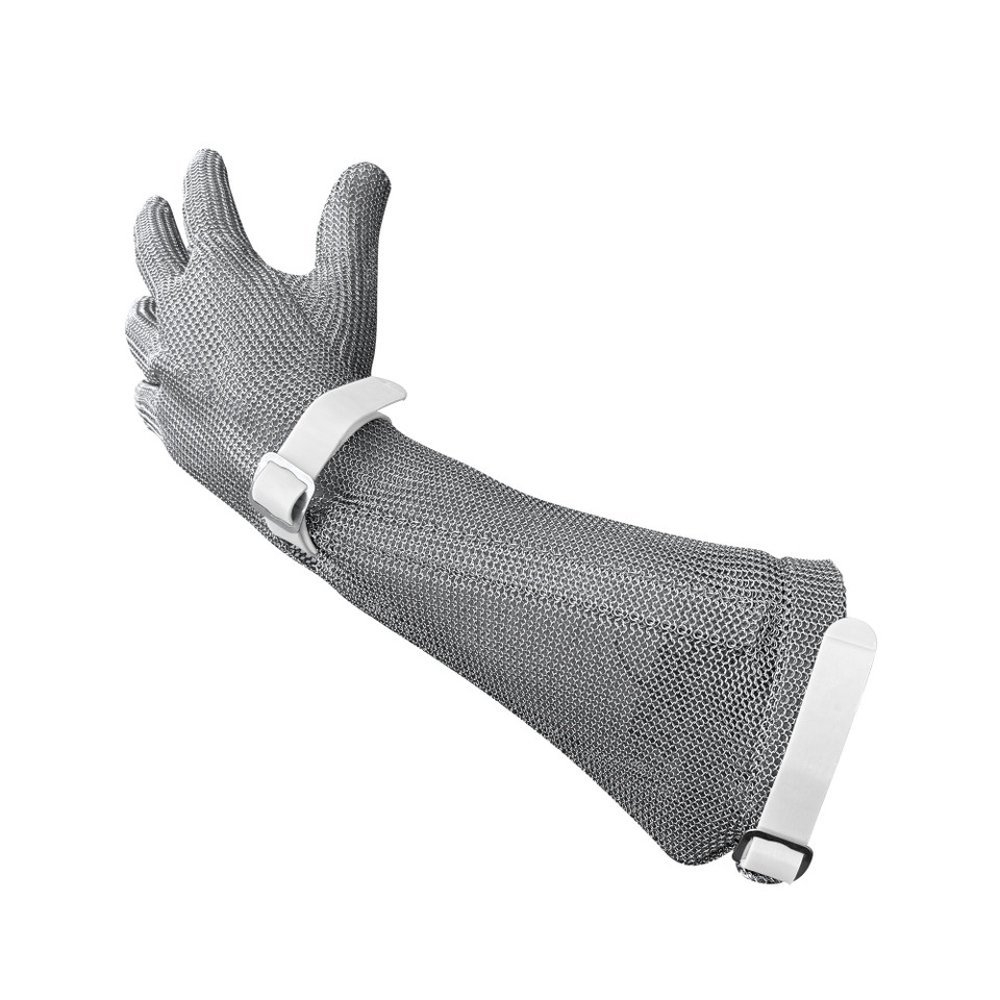 Victory Chainmail Stainless Steel Fish Filleting Glove Long Cuff
