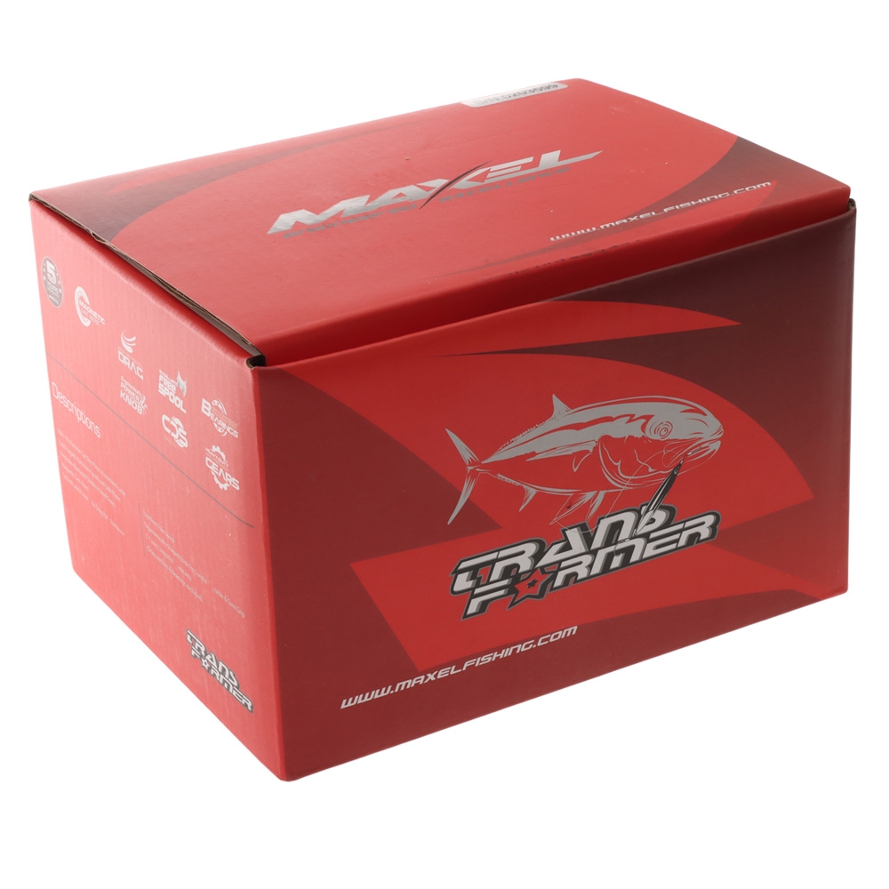 Maxel Transformer F70H High-Speed Jigging Reel Silver/Gunsmoke