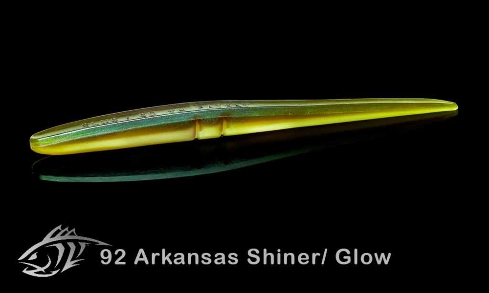 Lunker City Slug-Go Soft Bait 19cm Qty 5 Arkansas Shiner Glow