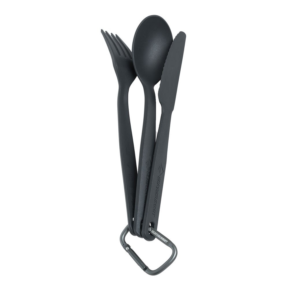 Sea to Summit Camping Cutlery Set Charcoal 3pc