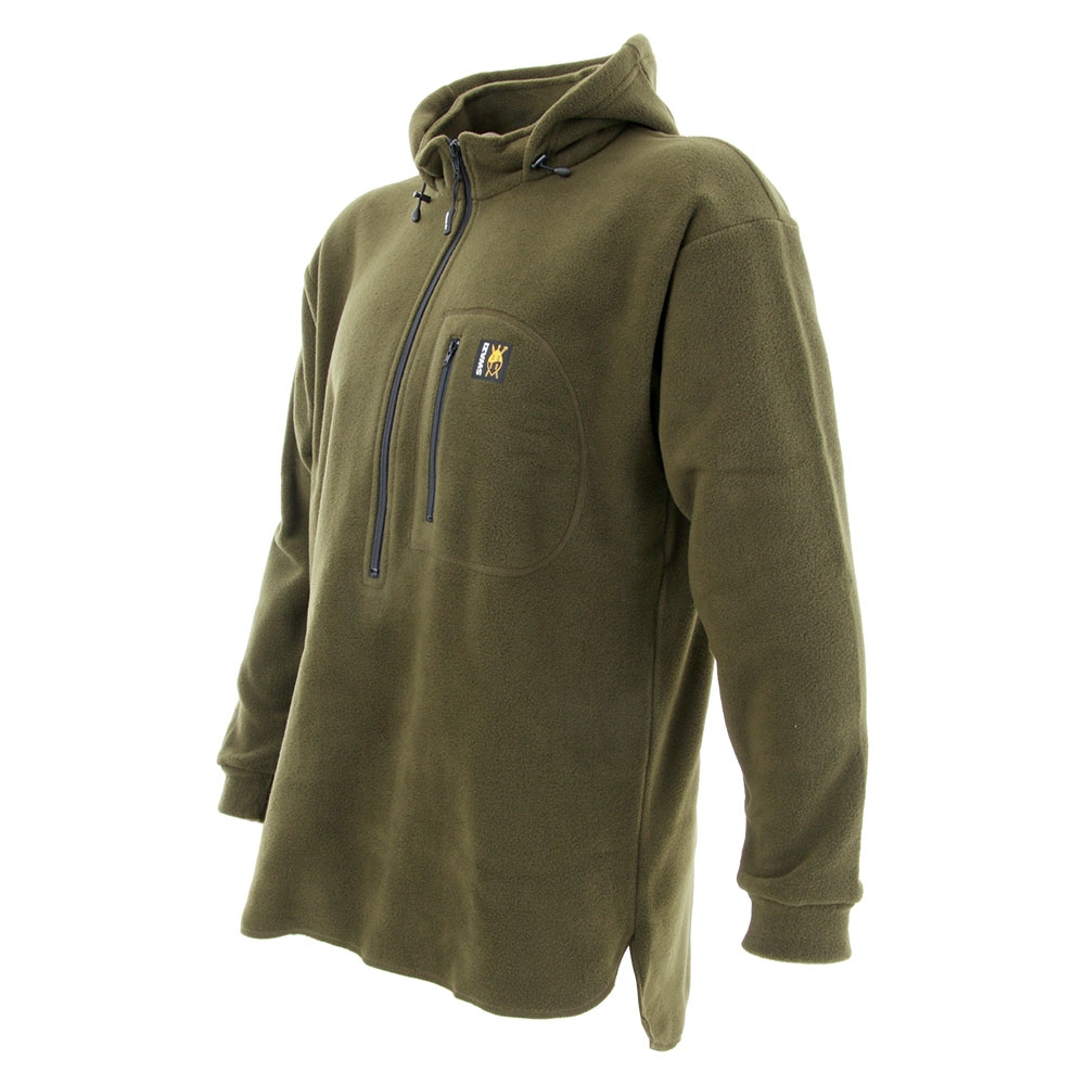 Swazi The Hood Polar Fleece Hoodie Olive 2XL