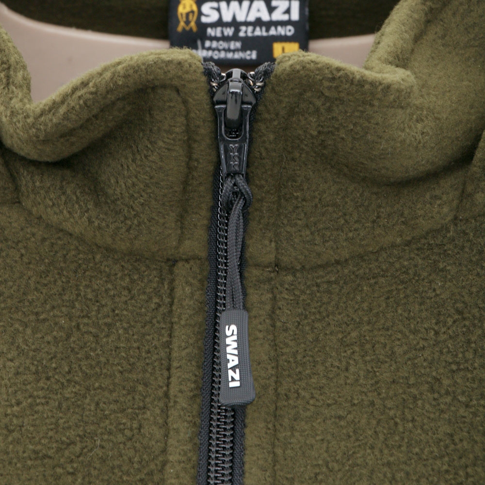 Swazi The Hood Polar Fleece Hoodie Olive 2XL
