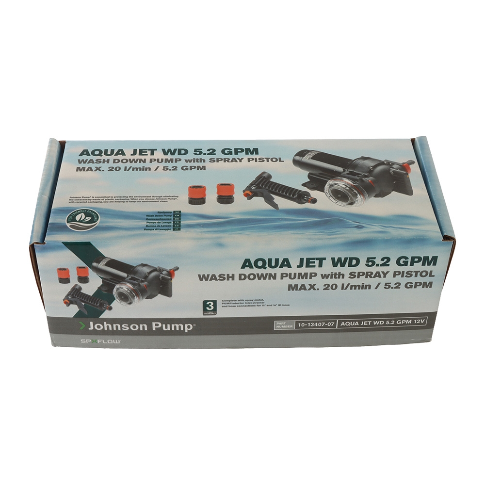 Johnson Aqua Jet 5.2 Washdown Pump 12V 5 bar 