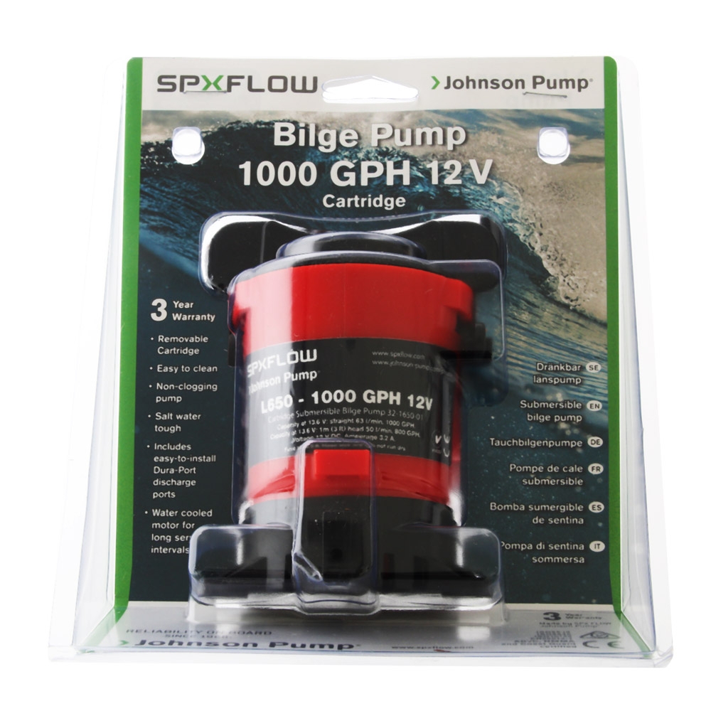 Johnson L650 Cartridge Bilge Pump 12V