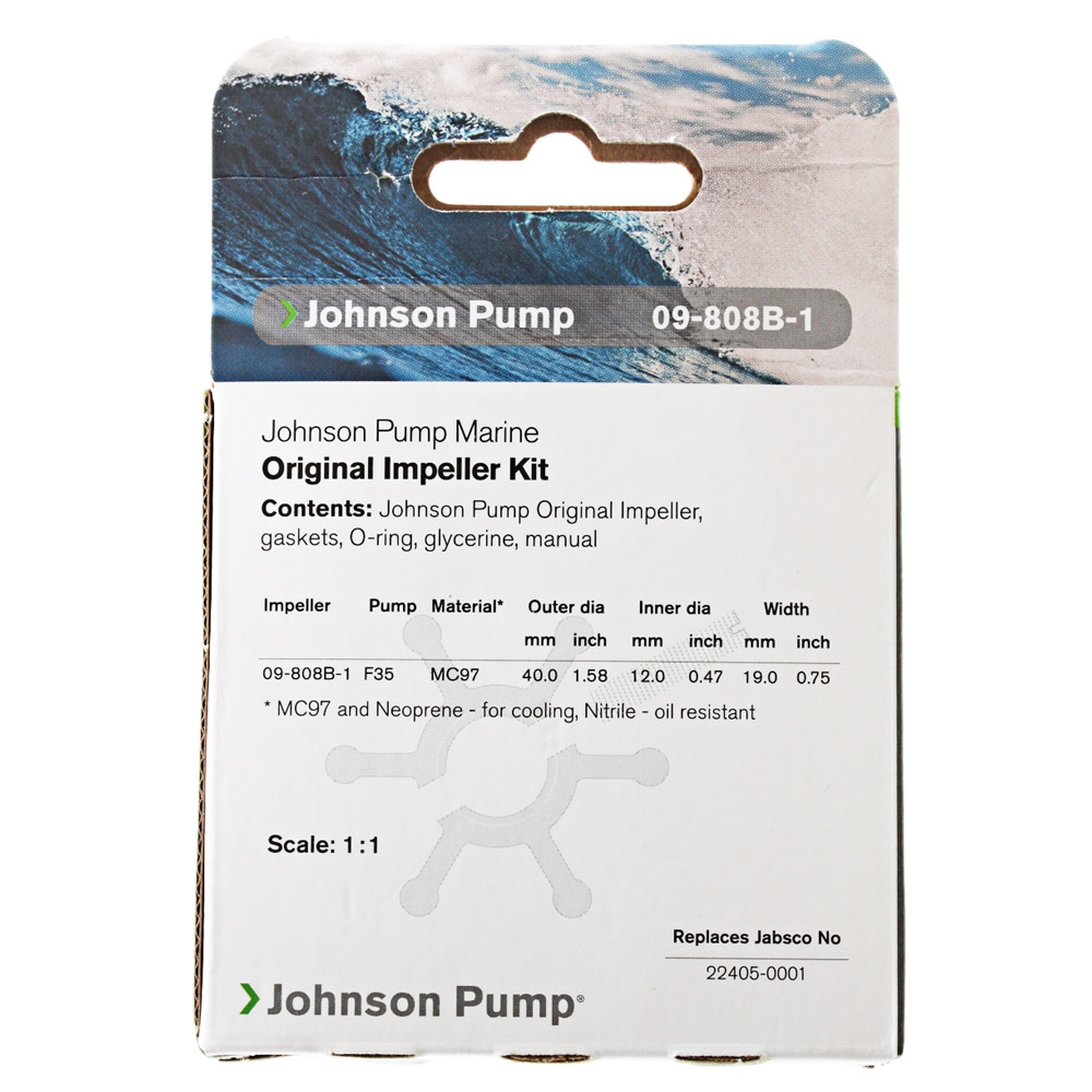 Johnson  Pump 09-808B-1 MC97 F35 Impeller Kit