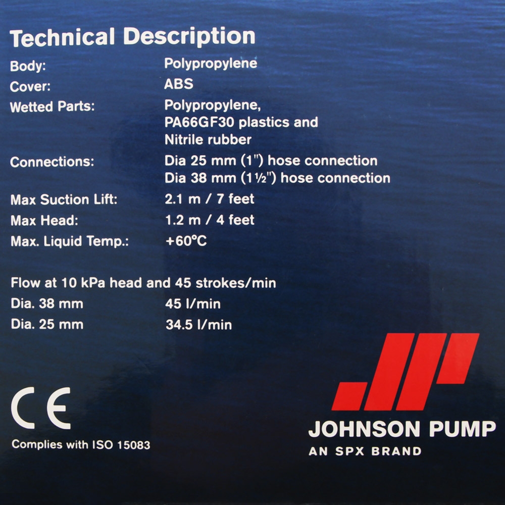 Johnson Viking Compact Hand-Powered Bilge Pump