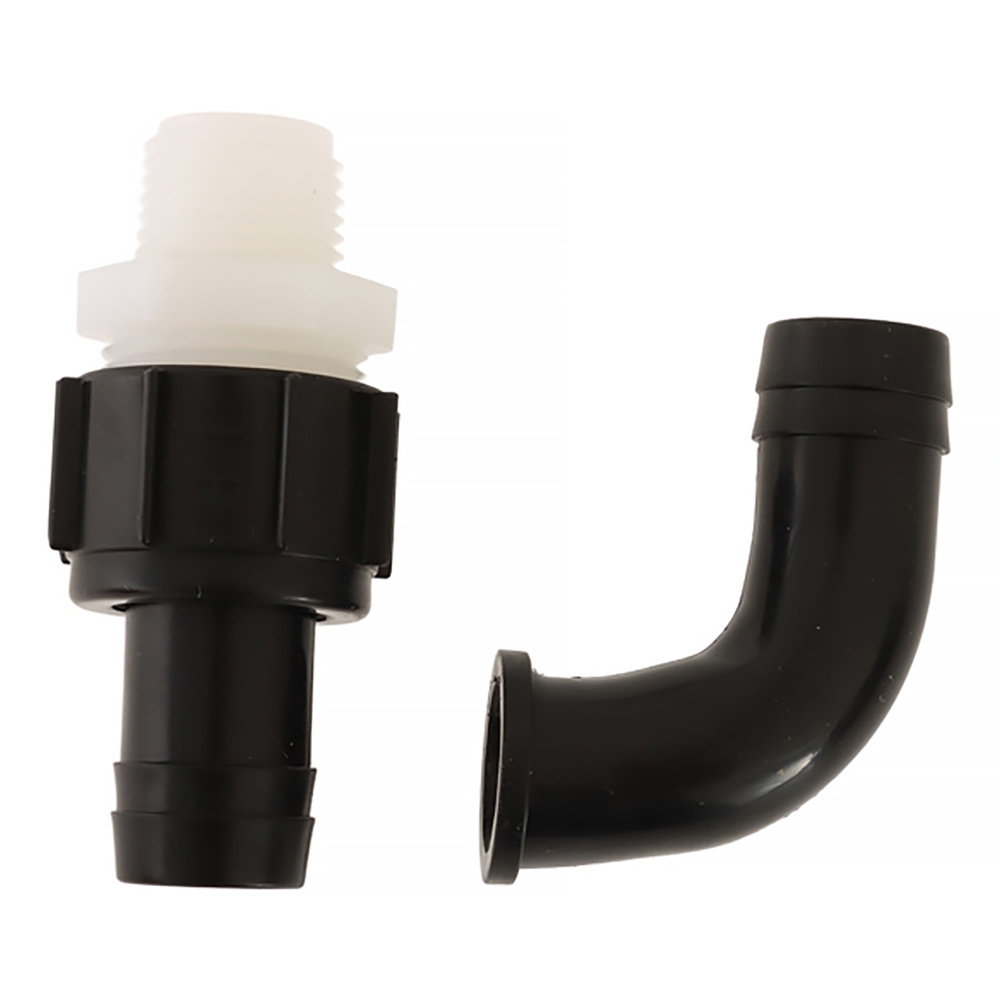 Johnson Twin Port Livewell Live Bait Tank Pump with Washdown Port 750 GPH