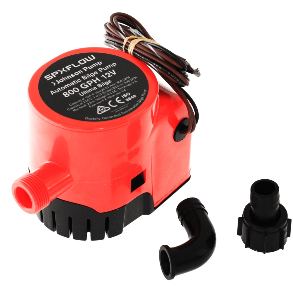 Johnson Ultima Bilge Pump with Switch 12V 800 GPH