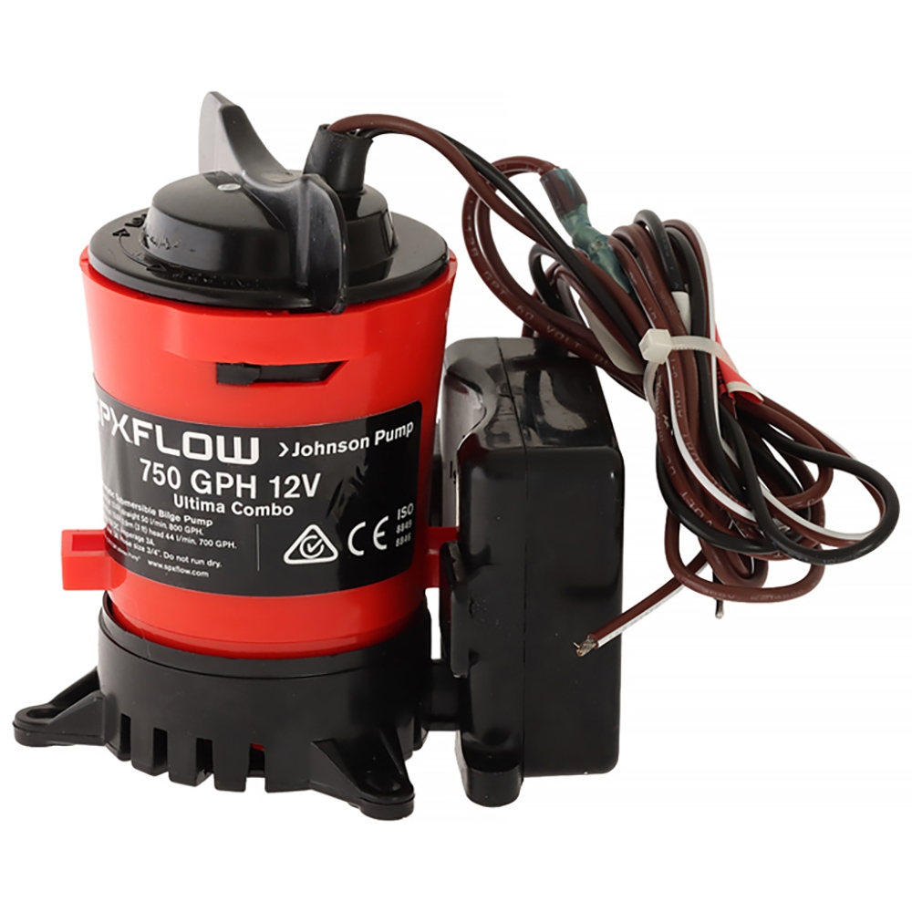 Johnson L550 Ultima Combo Automatic Submersible Bilge Pump 12V 750 GPH
