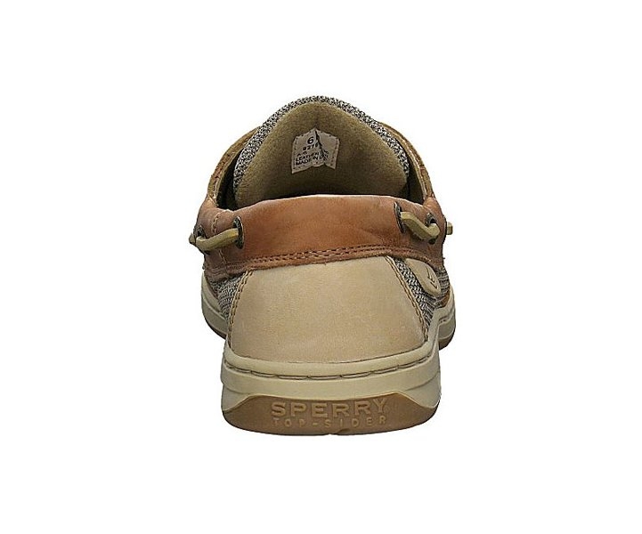 Sperry Womens Bluefish 2-Eye Boat Shoes Linen Oat US5