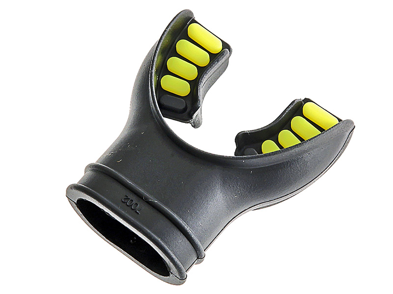 Dive Regulator Replacement Silicone Mouthpiece Black Yellow