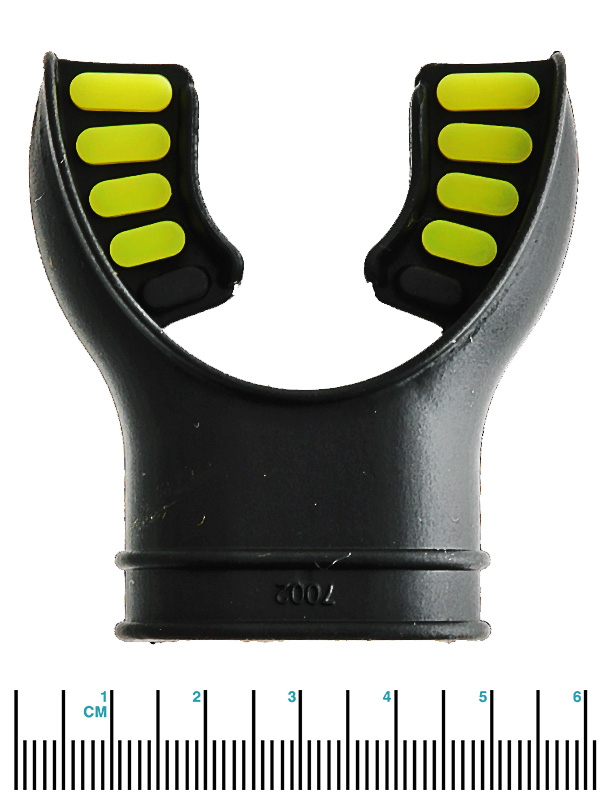 Dive Regulator Replacement Silicone Mouthpiece Black Yellow