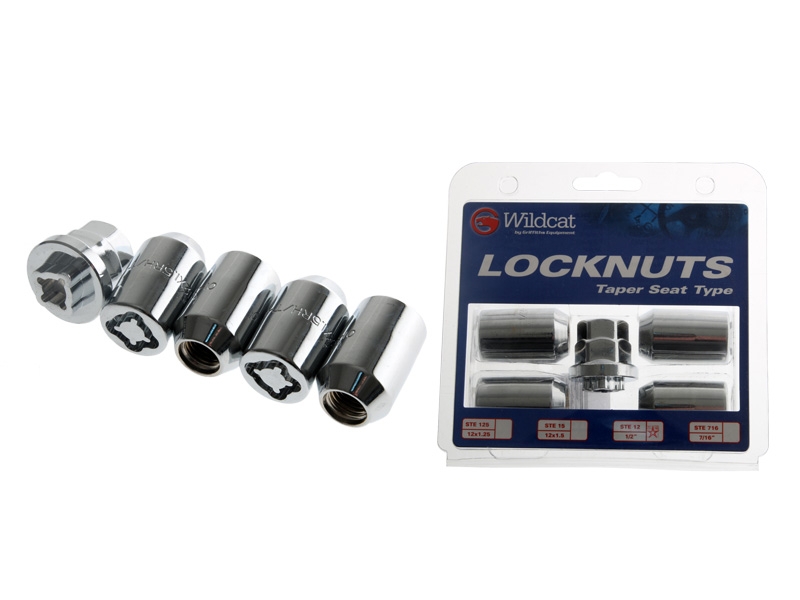 Wildcat Tapered Seat Lock Nut Set 1/2in
