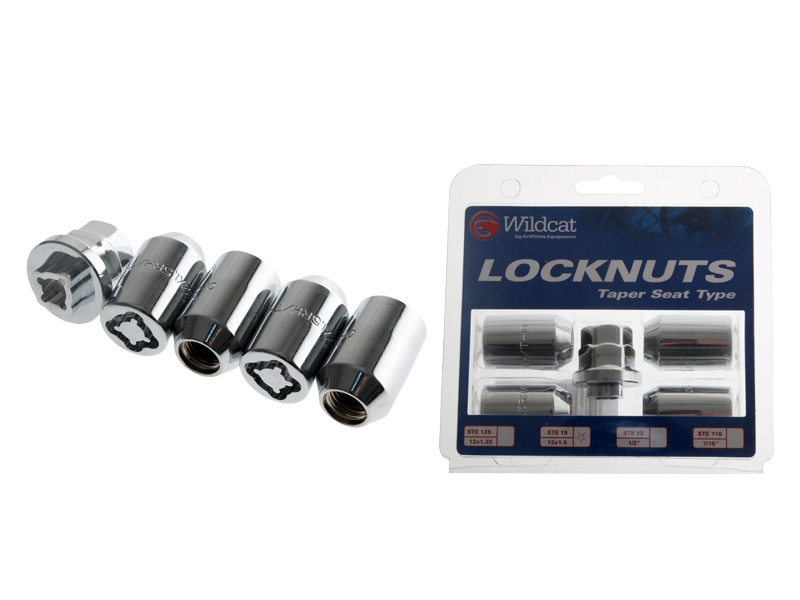 Wildcat Tapered Seat Lock Nut Set 12x1.5mm