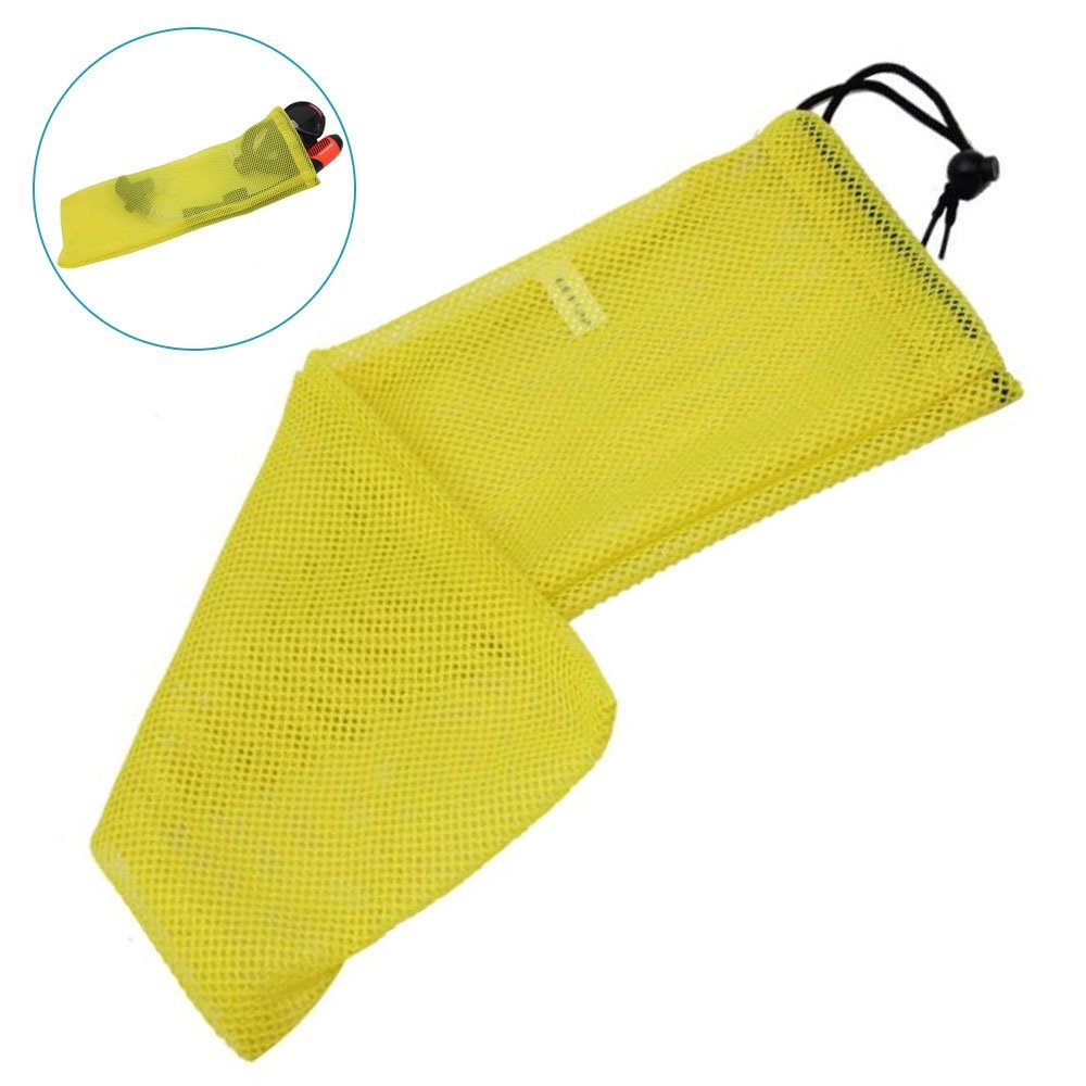 Mesh Storage Bag Yellow 19 x 48cm 