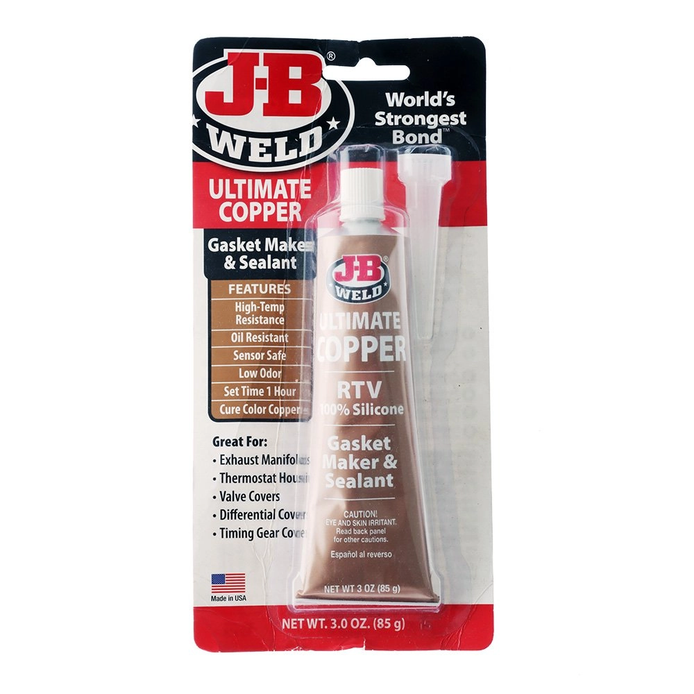 Buy J-B Weld Ultimate Copper RTV Silicone Gasket Maker and Sealant 85g ...