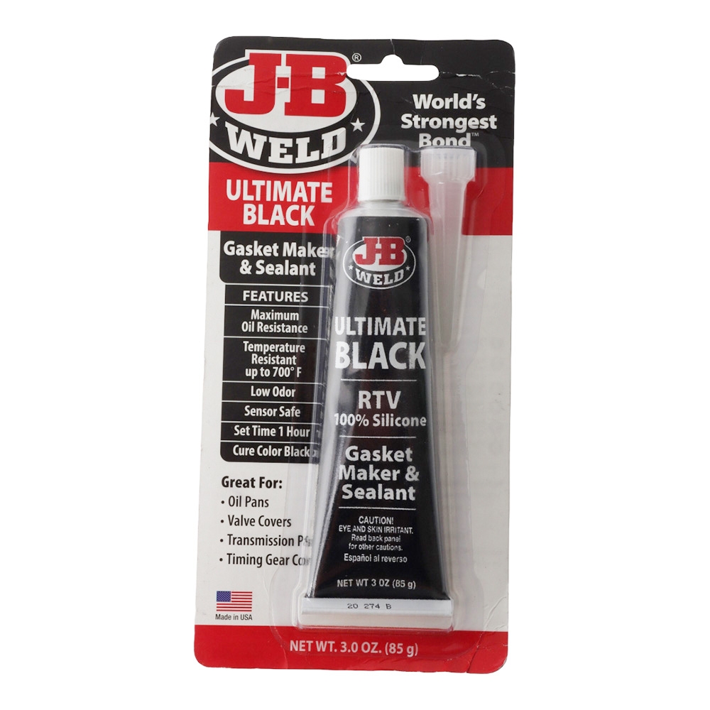J-B Weld Ultimate Black RTV Silicone 85g