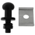 Trojan High-Rise Black Towball Kit 50mm x 7/8in 3500kg