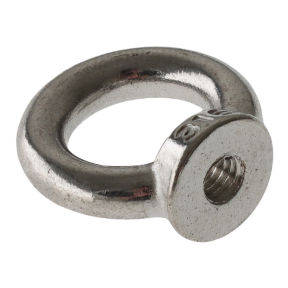 Stainless Steel Eye Nut with Collar 6mm