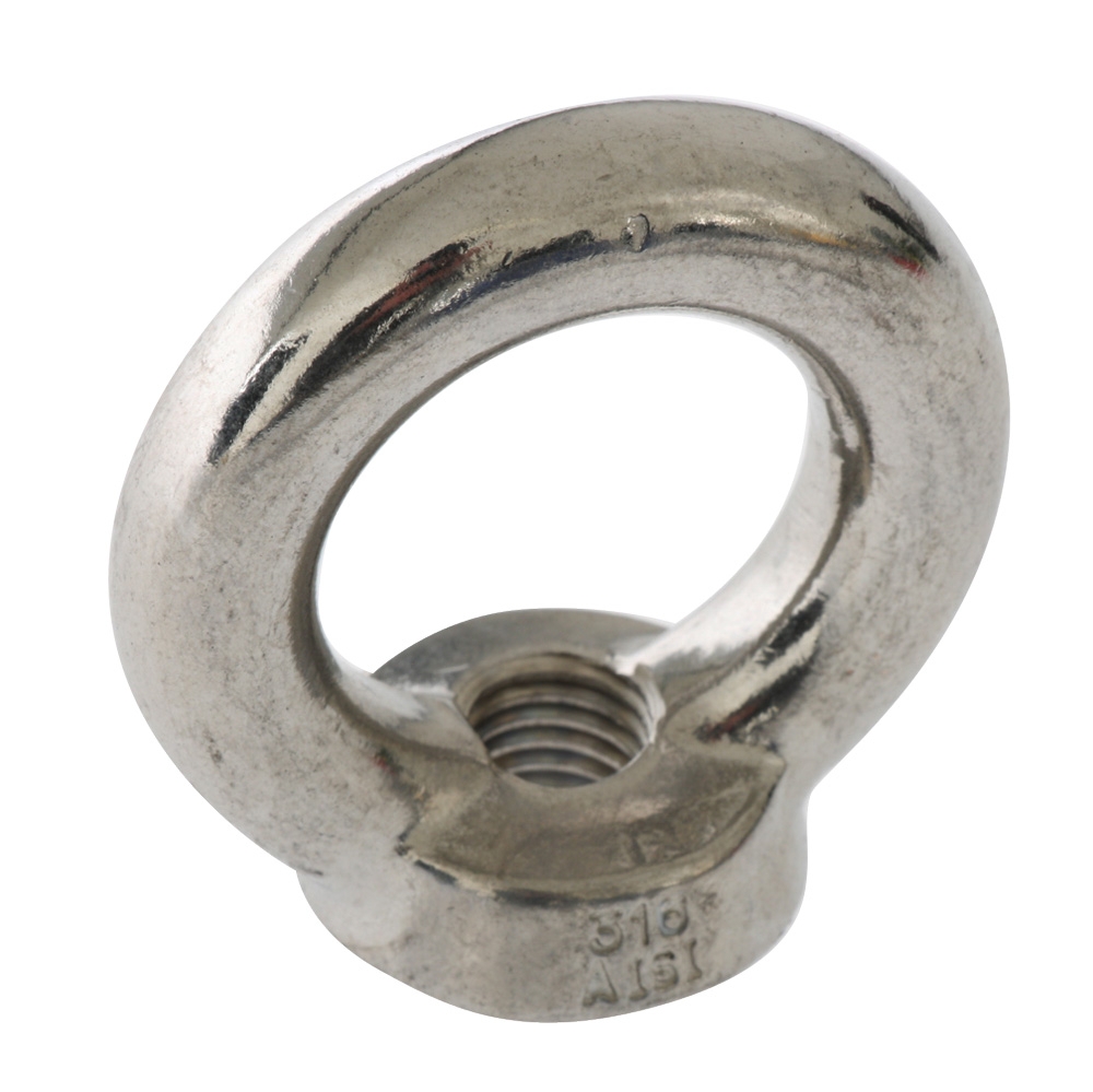 Stainless Steel Eye Nut with Collar 12mm