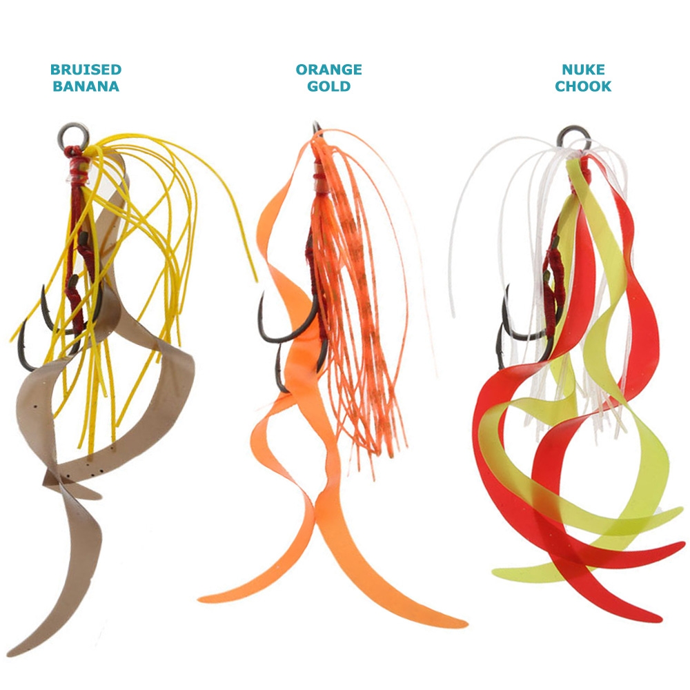 Ocean Angler Slider Rig Curly Tail Skirts