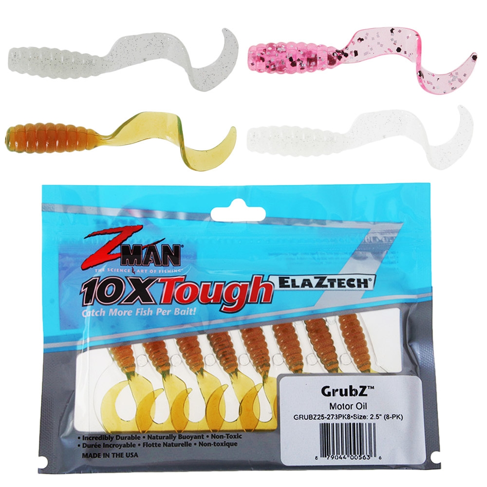 Z-Man GrubZ Micro Soft Bait 2.5in / 6cm Qty 8