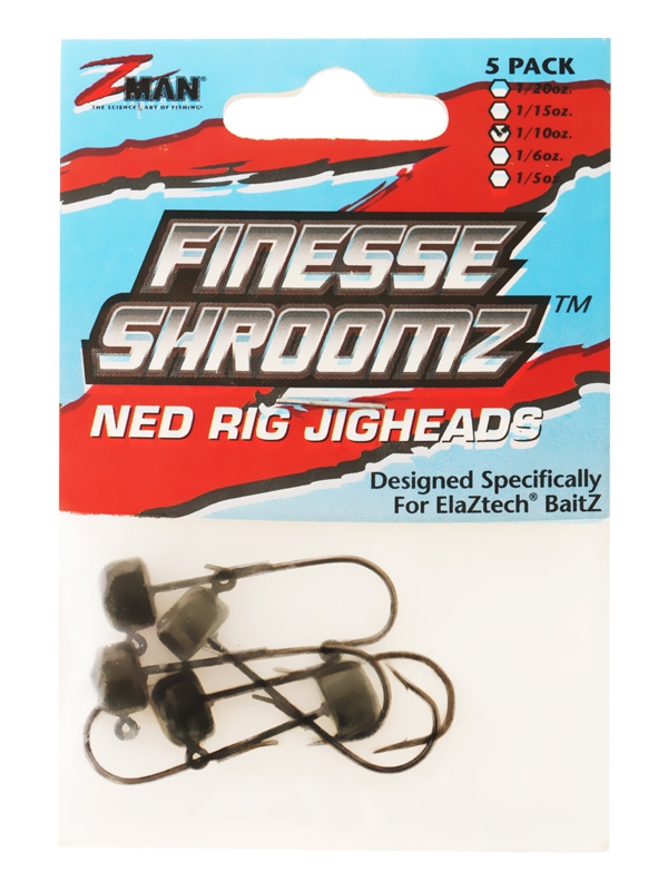 Z-Man Finesse ShroomZ Jig Head Green Pumpkin 1/10oz