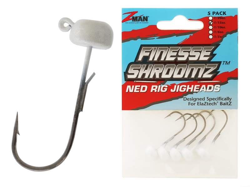 Z-Man Finesse ShroomZ Jig Head Pearl 1/15oz