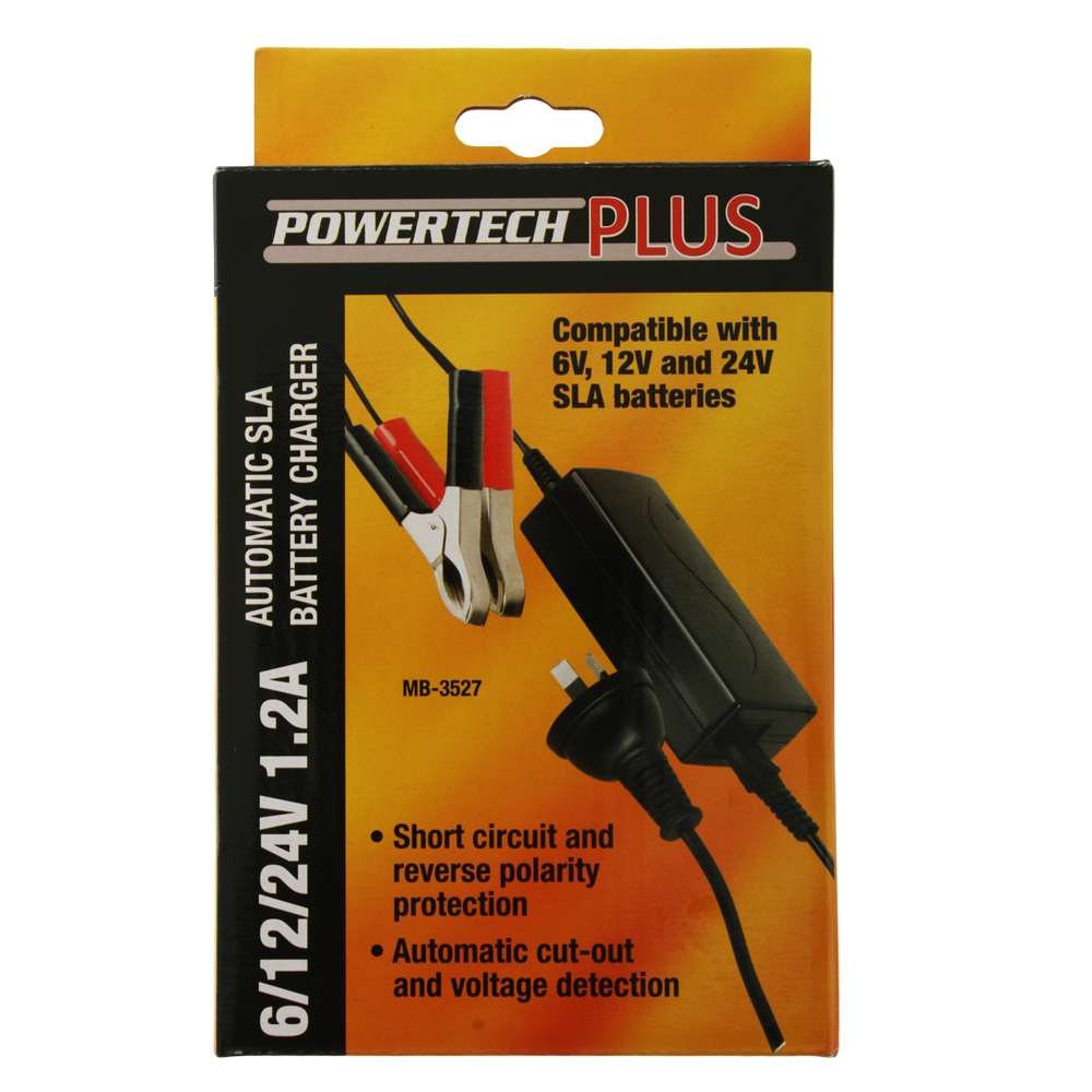 Automatic SLA Battery Charger 6V/12V/24V 1.2A