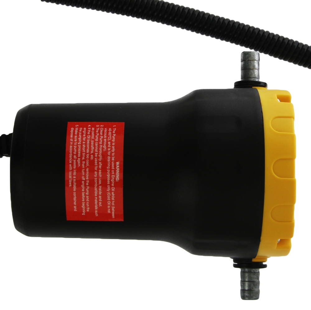 Powertech Oil Transfer Pump with 1.2m Hose 12VDC 5A 60W