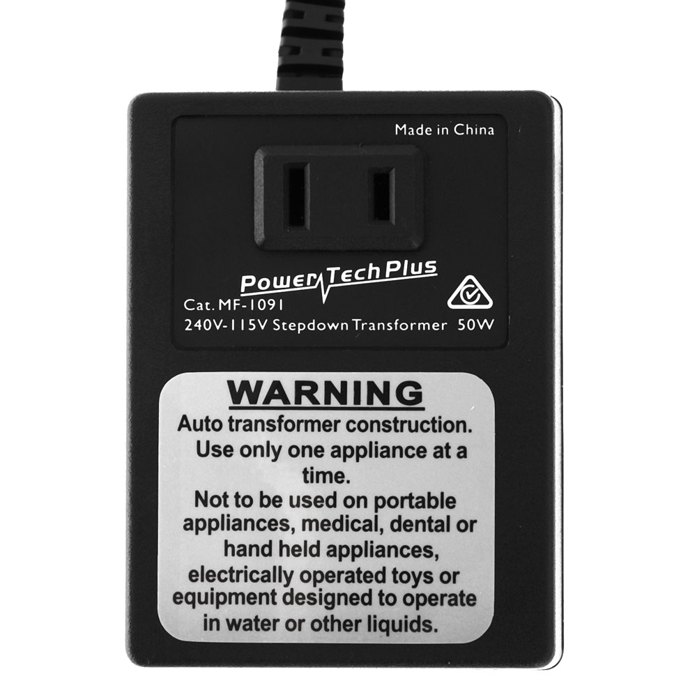 Powertech Stepdown Transformer 50VA 240VAC to 115VAC