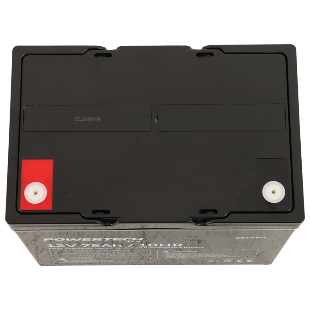 Powertech Deep Cycle AGM Rechargeable Battery 12V 75Ah