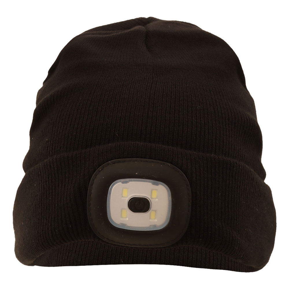 Rechargeable LED Beanie 80lm Black
