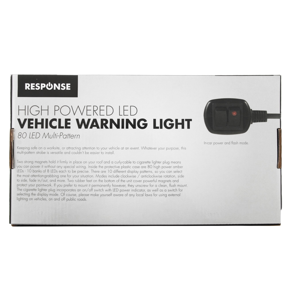 LED Strobe Light with Magnetic/Permanent Base 12/24VDC