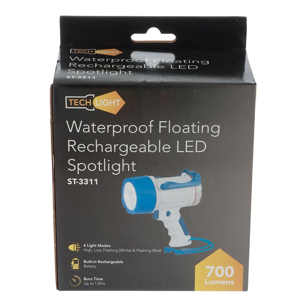 Techlight Waterproof Floating Rechargeable Spotlight 700LM