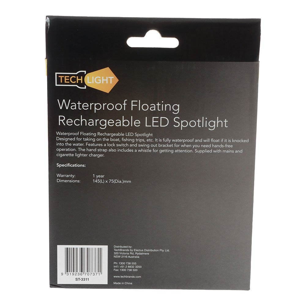 Techlight Waterproof Floating Rechargeable Spotlight 700LM