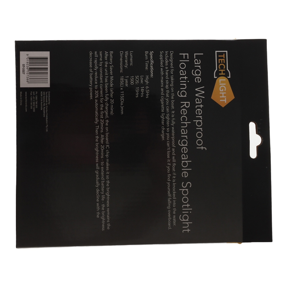 Waterproof Floating Spotlight 1500lm