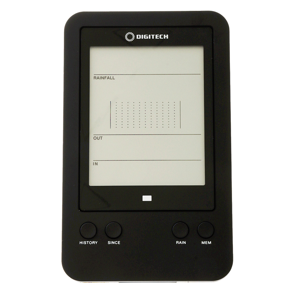 Digitech Digital Rain Gauge with Temperature