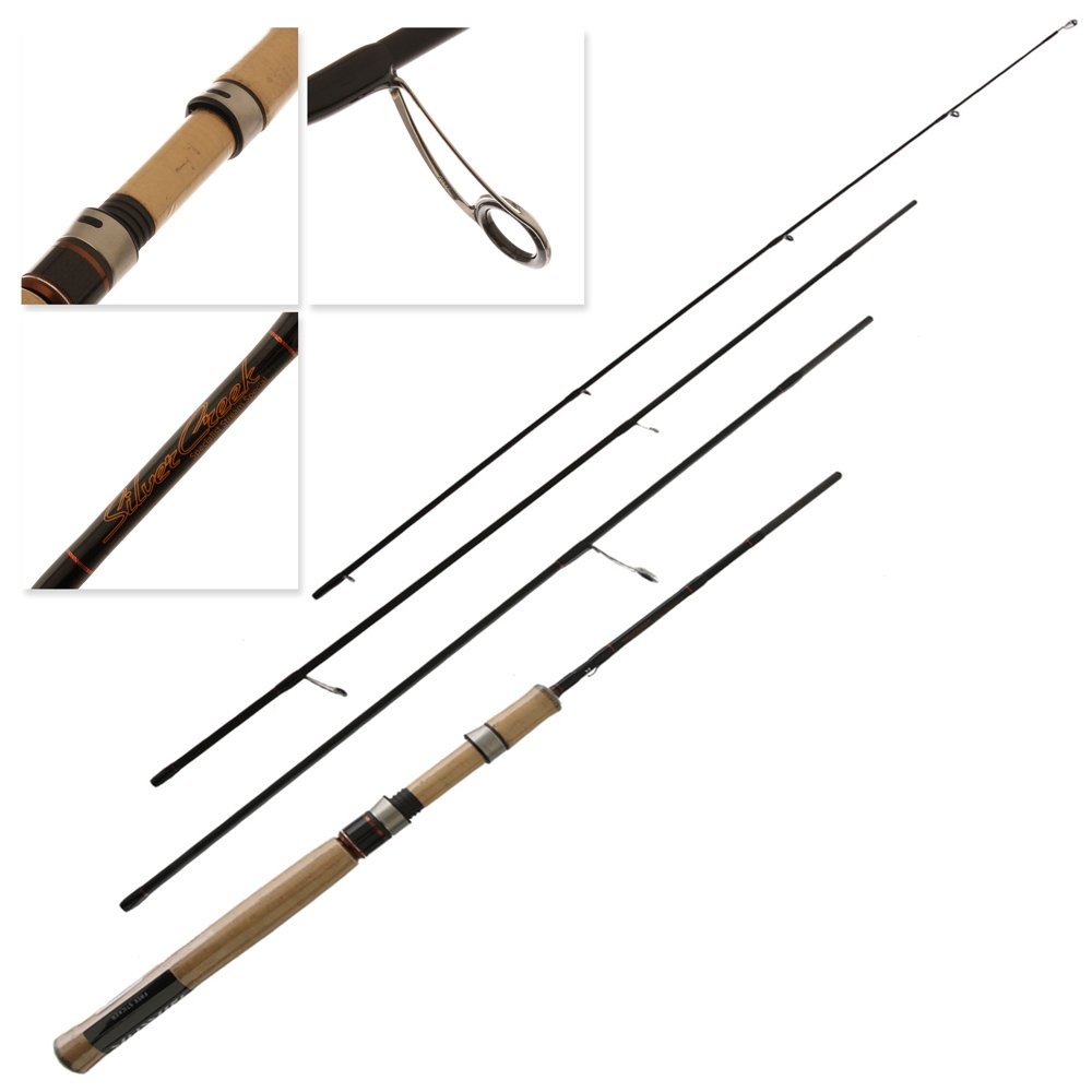 Daiwa Silver Creek 704LFS Trout Spinning Rod 7ft 6-11lb 4pc