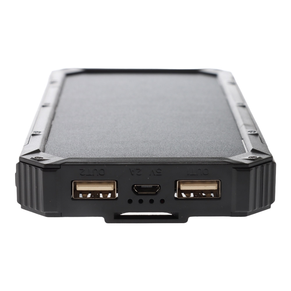 AGA A106 Dual USB Portable Solar Power Bank 10000mAh