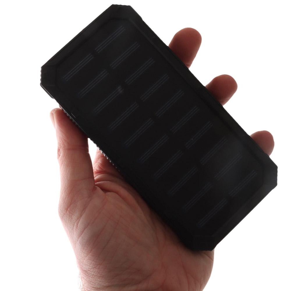 AGA A106 Dual USB Portable Solar Power Bank 10000mAh