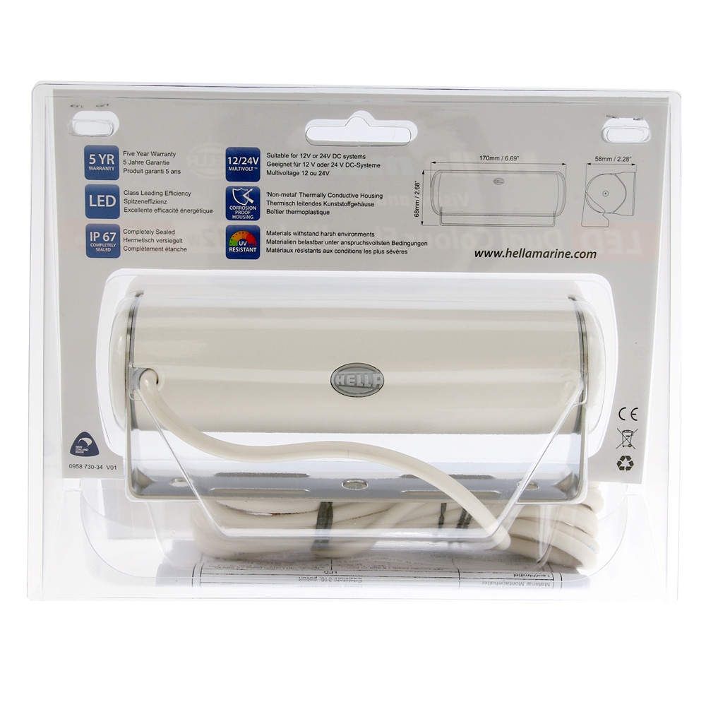 Hella Marine Sea Hawk-XL Dual Colour LED Floodlight