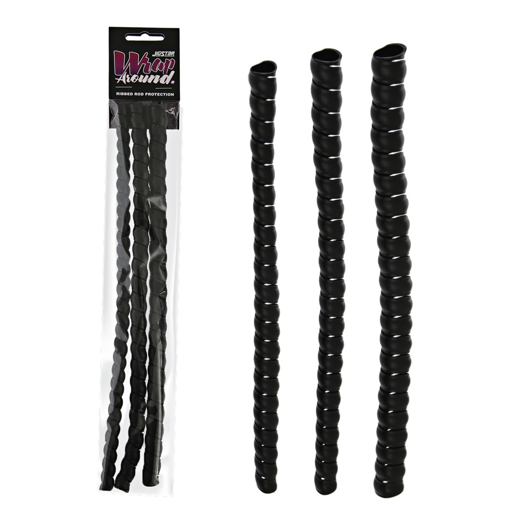 Jig Star Wrap-Around Rod Protection Black
