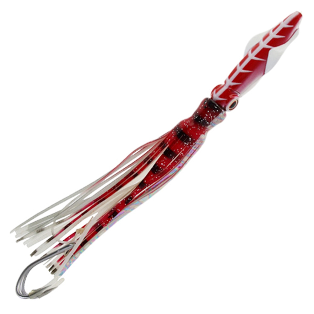 Catch Squidwings Inchiku Skirted Jig 200g Red Ripper