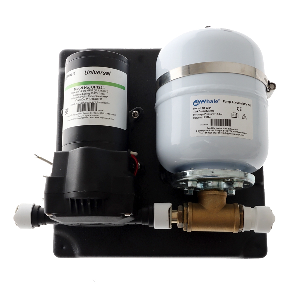 Whale Accumulator Pump and 2L Tank Kit 30PSI 24V
