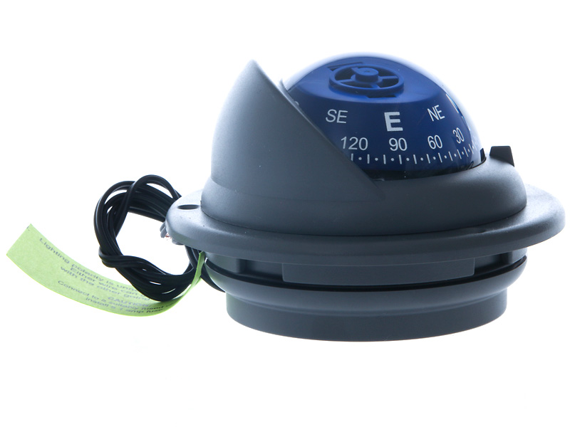 Ritchie Trek TR-35G Flush Mount Boat Compass Grey