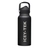 Icey-Tek Insulated Water Bottle with Straw Lid 950ml Black